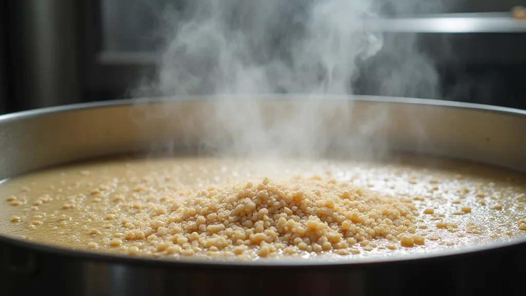 All grain mashing process.