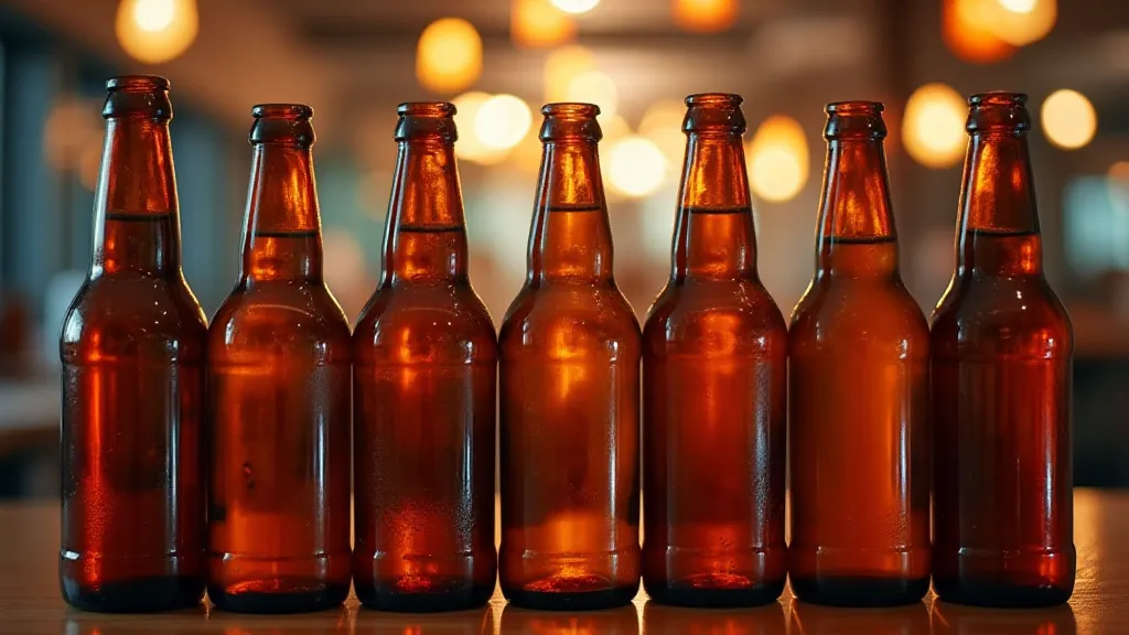 Amber Beer Bottles