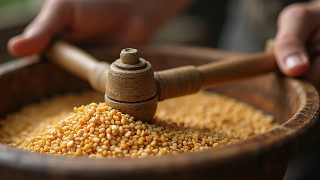 Grain mill used to crush grains
