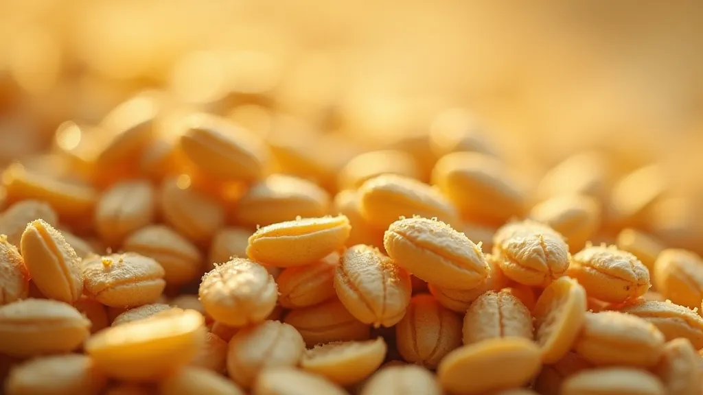Malted barley grains