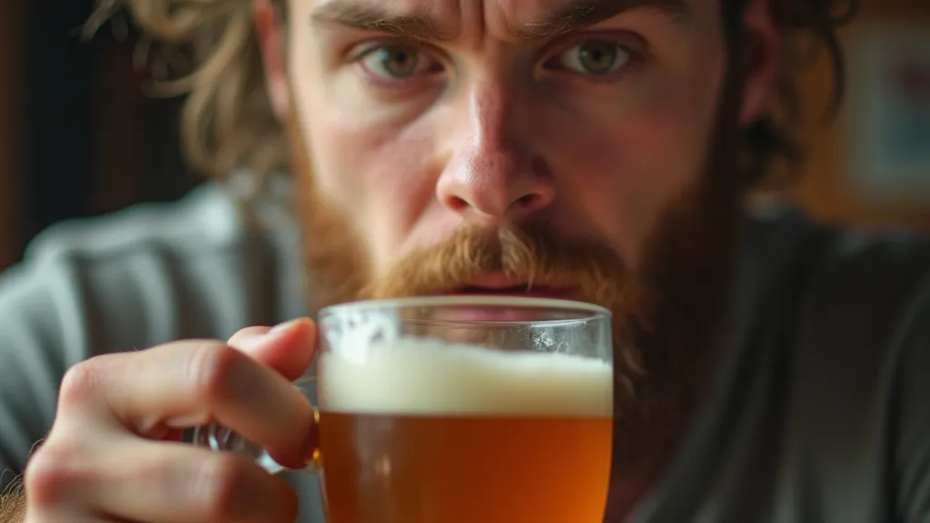 Beer with off-flavor