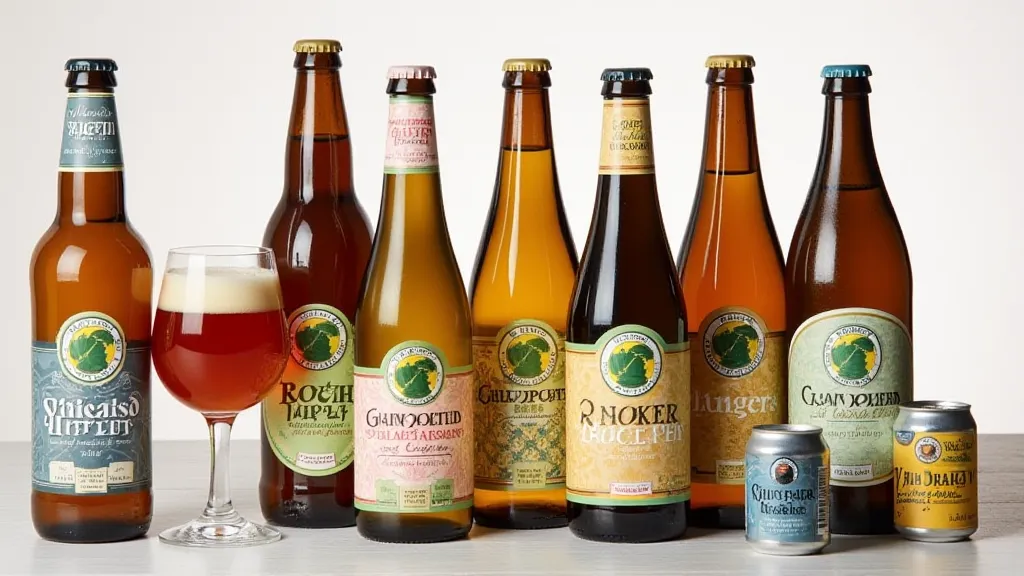 Selection of Saison beers
