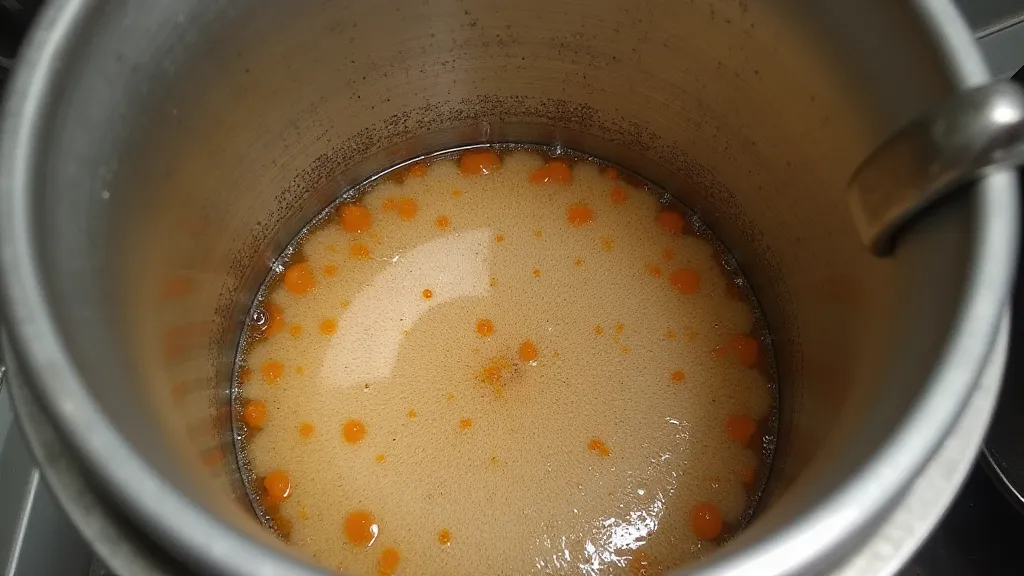 Sediment in fermentation vessel